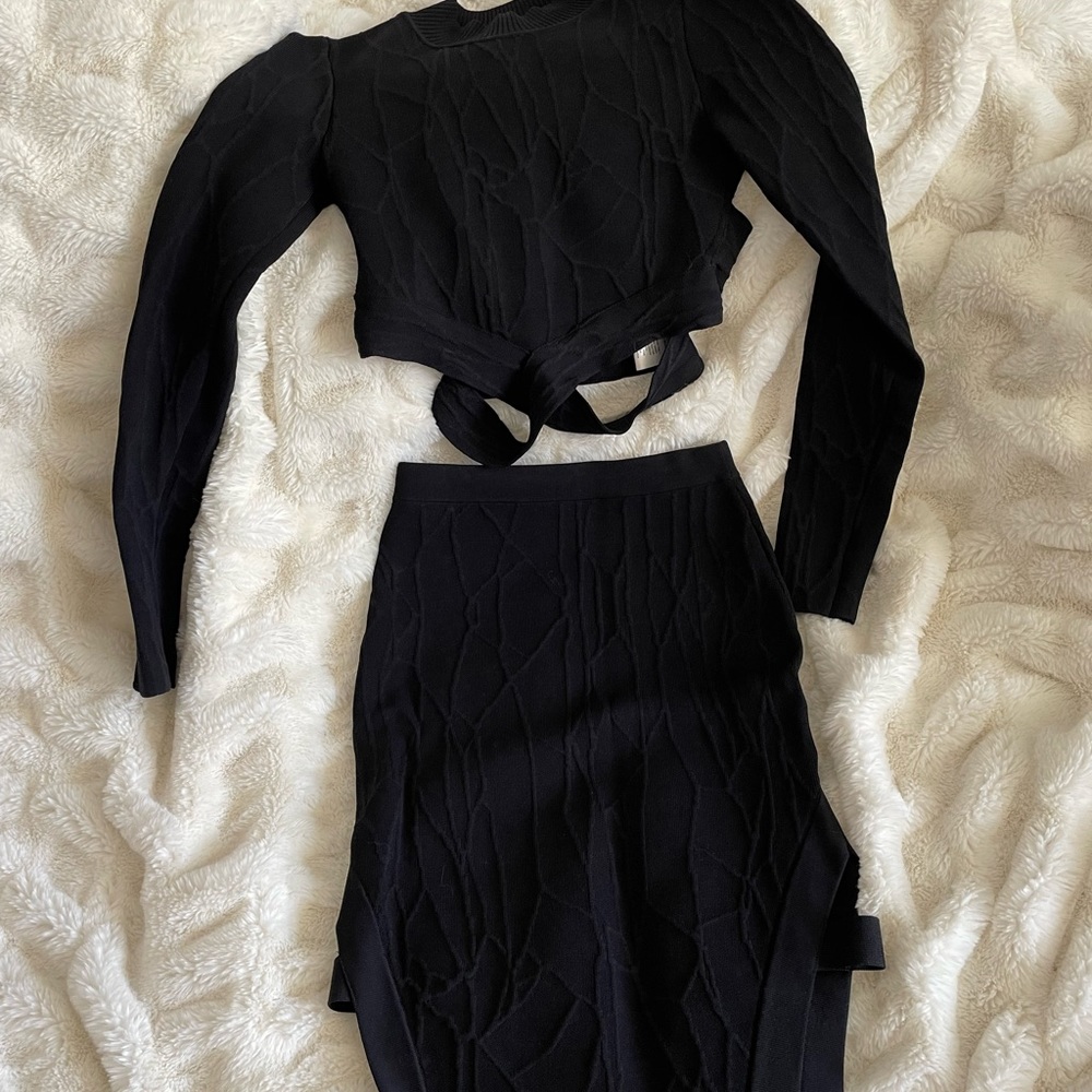 Jonathan Simkhai 2 piece cocktail outfit